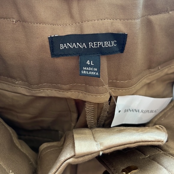 Banana Republic 4L Beautiful Caramel high waisted cargo pants - Picture 5 of 8